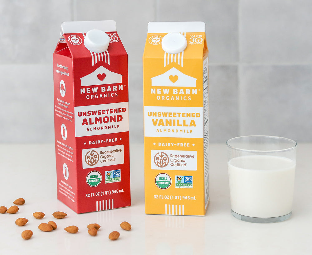 Announcing our NEW Regenerative Organic Certified® almond milks!