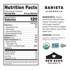 Organic Barista Almond Milk – 6 pack