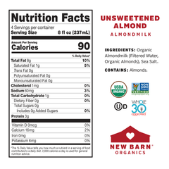 Unsweetened Almond Milk – 6 pack